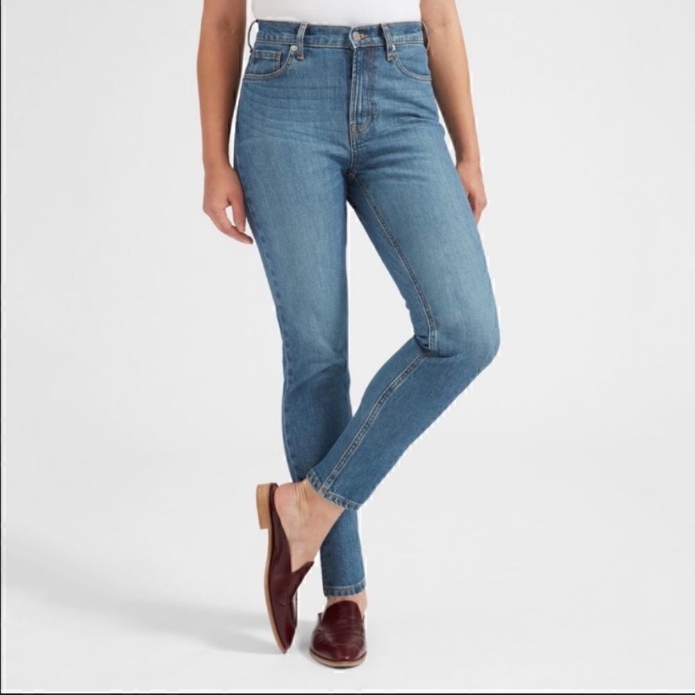 Everlane Mid-Rise Skinny Jeans Size 28 Tall